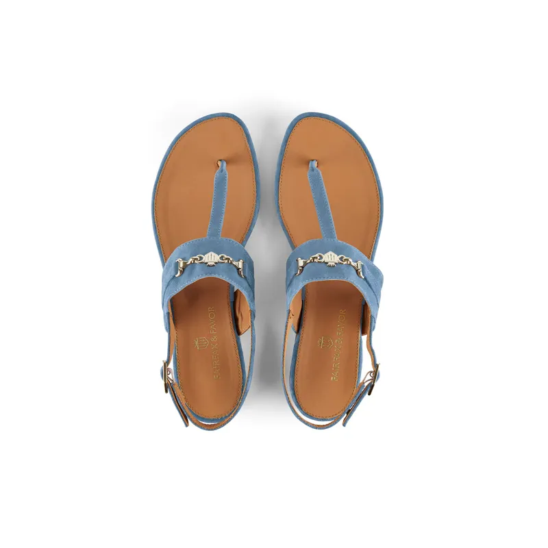 Fairfax and Favor Thornham Sandal Cornflower Blue-3